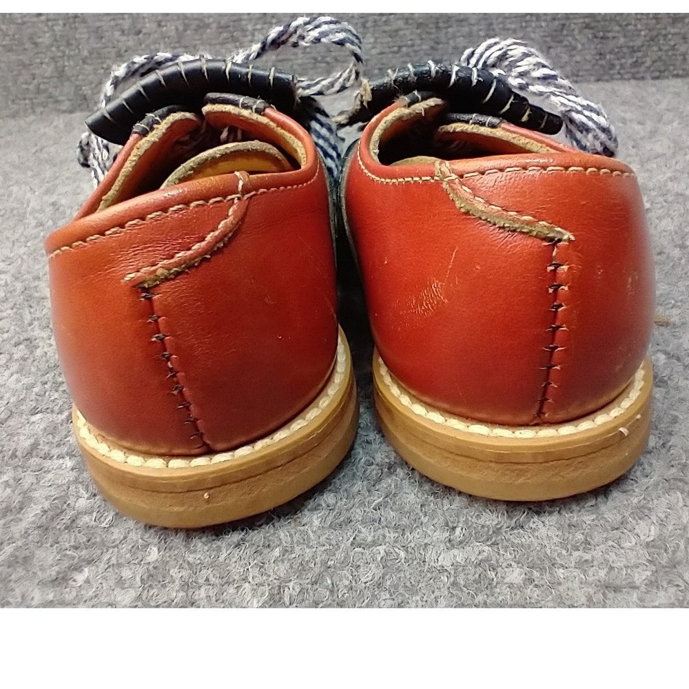 Footmates Vintage infant Red Black Leather Kiltie Oxford Shoes Made in USA 6.5 D - Picture 5 of 12
